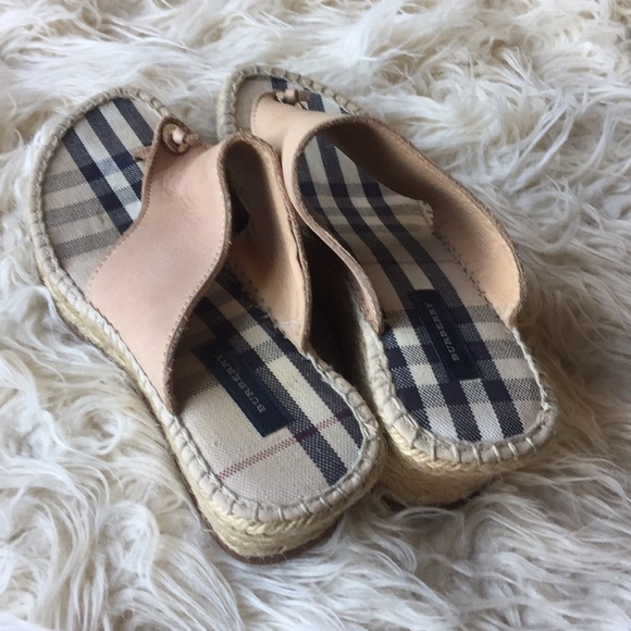 Burberry wedge sandals - Picture 4 of 6